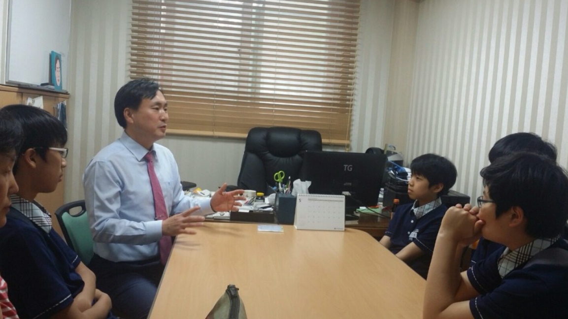 광남중학교 학생 직업체험