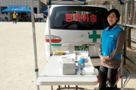 중곡동 성당 체육대회 의료지원